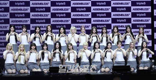 트리플에스 완전체. (사진=서병수 기자 qudtn@edaily.co.kr)