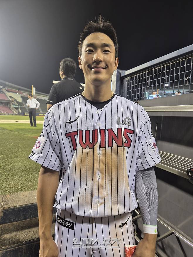 LG 트윈스 송찬의. 잠실=차승윤 기자 chasy99@edaily.co.kr