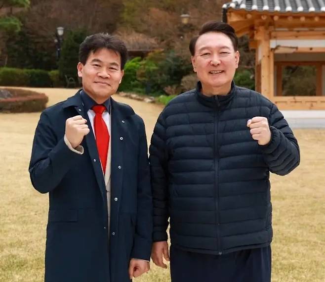 전한길 씨와 윤석열 前 대통령