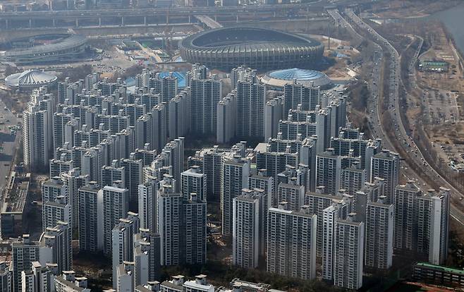 서울 강남권 아파트 전경 [사진출처=뉴스1]