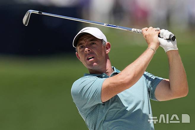 [샬럿=AP/뉴시스]로리 매킬로이. 2025.05.14.