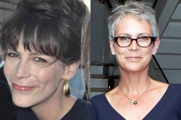 할리우드 배우 제이미 리 커티스(66). 오른쪽이 최근 모습. 위키피디아