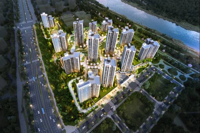 대전도시공사가 추진하고 있는 ‘갑천4블럭 공공지원민간임대주택’ 조감도. 사진제공=대전도시공사