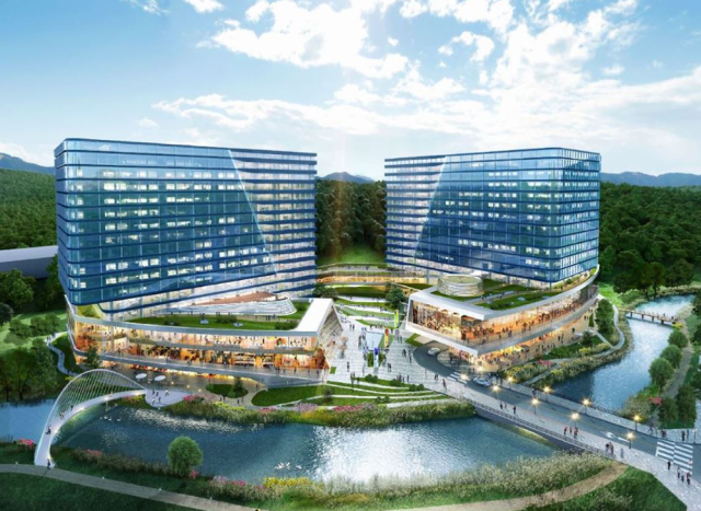 과천지식정보타운 전경. 과천일자리센터 제공