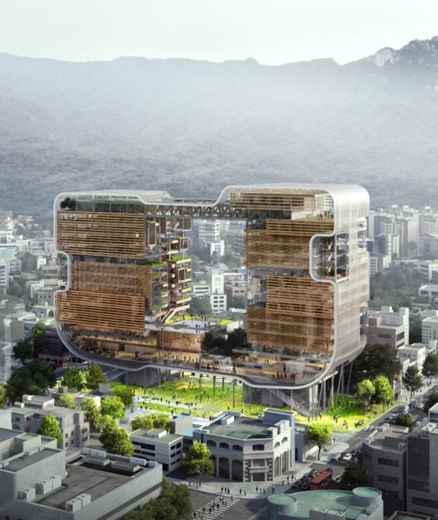 강북구청사 조감도. 자료 제공=서울시