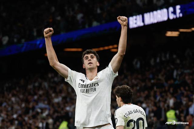 야코보 라몬의 골 세리머니. /AFPBBNews=뉴스1