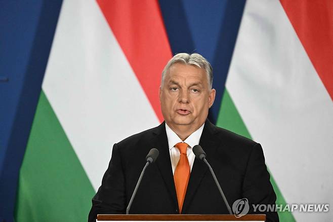 오르반 빅토르 헝가리 총리 [AFP 연합뉴스 자료사진. 재판매 및 DB 금지]