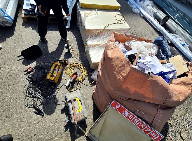 창녕 공사장 [경남도 제공. 재판매 및 DB 금지]