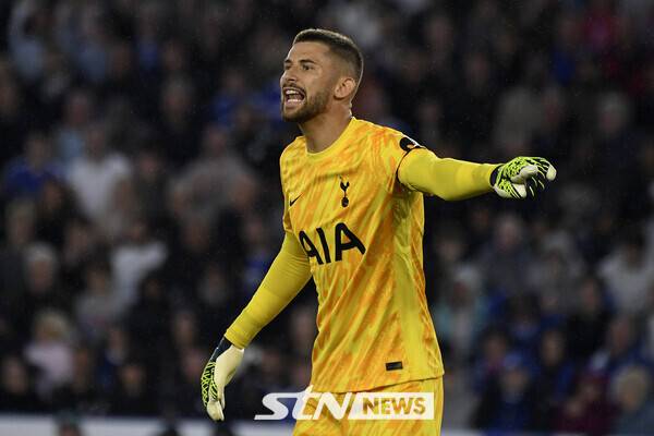 토트넘 홋스퍼 골키퍼 굴리엘모 비카리오. 사진┃뉴시스/AP
