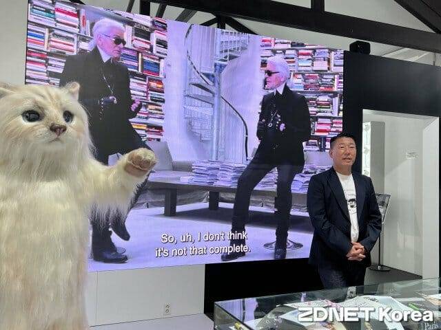 칼 라거펠트 팝업스토어 (사진=지디넷코리아)