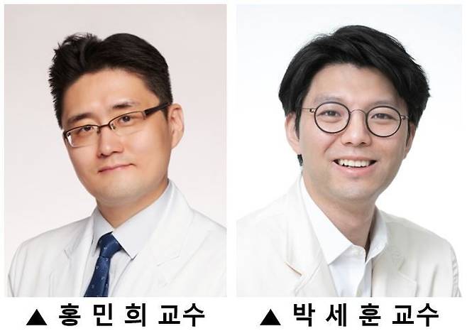 연세암병원 폐암센터 홍민희 교수, 삼성서울병원 혈액종양내과 박세훈 교수 ⓒ세브란스