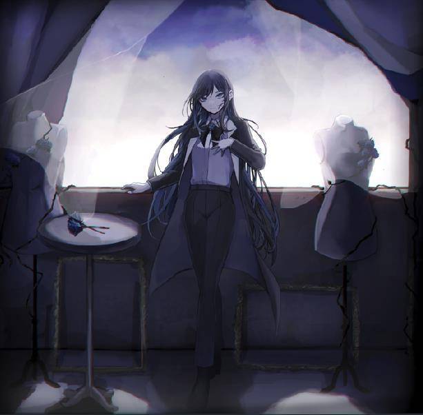 일본 가수 아도의 캐릭터 이미지. 실제 공연 무대에서 이 이미지는 사용되지 않는다. 유니버설뮤직 제공