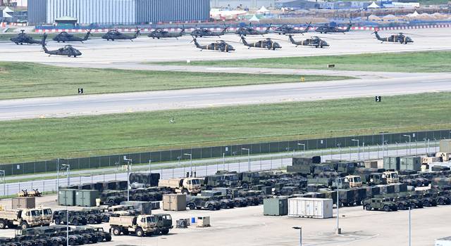 경기 평택시 캠프 험프리스. 뉴시스