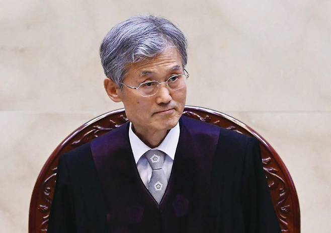 조희대 대법원장이 5월1일 서울 서초구 대법원에서 이재명 더불어민주당 대선후보의 공직선거법 위반 사건 상고심 선고를 위해 재판을 준비하고 있다. ⓒ사진공동취재단