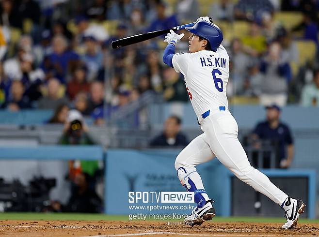 ▲ 김혜성은 올해 9번 타순에서 출루율이 거의 7할에 육박하며, 이는 강력한 다저스 상위 타선에 좋은 기회를 제공하고 있다.