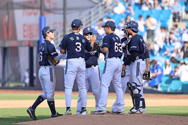 두산 베어스 선수단. /사진=두산 베어스 제공