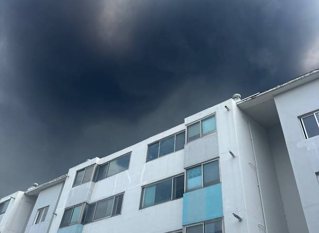 금호타이어 광주공장 인근 주택. 임현범 기자