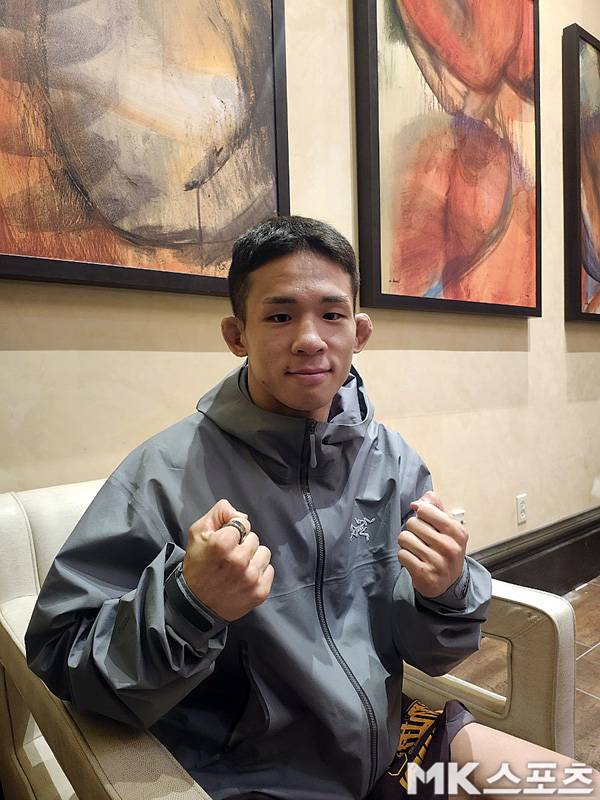 박현성은 1년 5개월 만에 경기를 앞두고 각오를 다졌다. 사진(美 라스베가스)= 김재호 특파원