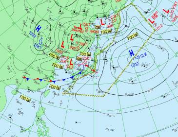 일본 규슈 장마 시작 [출처 : 일본 기상청]