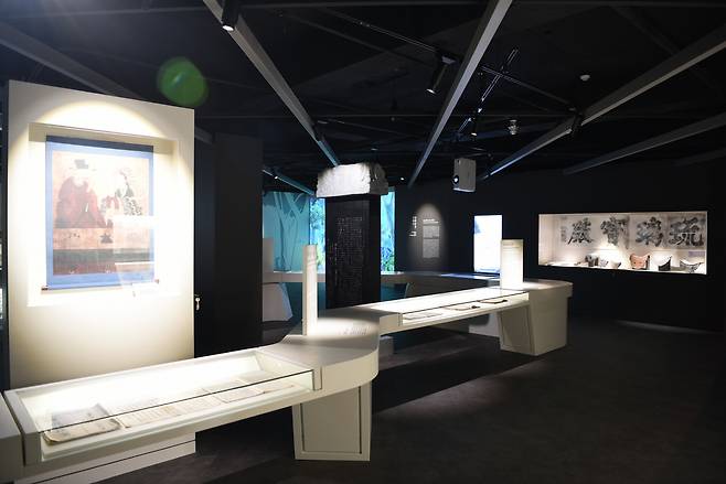 청량산박물관 제1전시실. 봉화군 제공