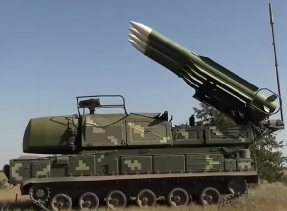 러시아군의 핵심 방공망 중 하나인 부크(Buk)-M1 시스템 자료사진