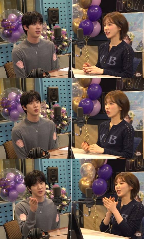 진, 웬디 /사진=SBS파워FM '영스트리트' 캡처