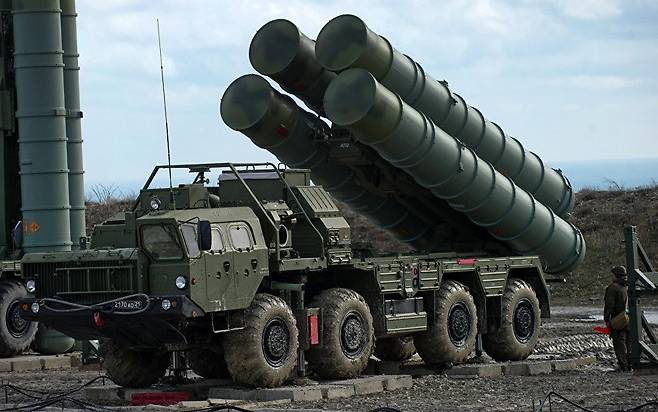 러시아 S400 방공 미사일