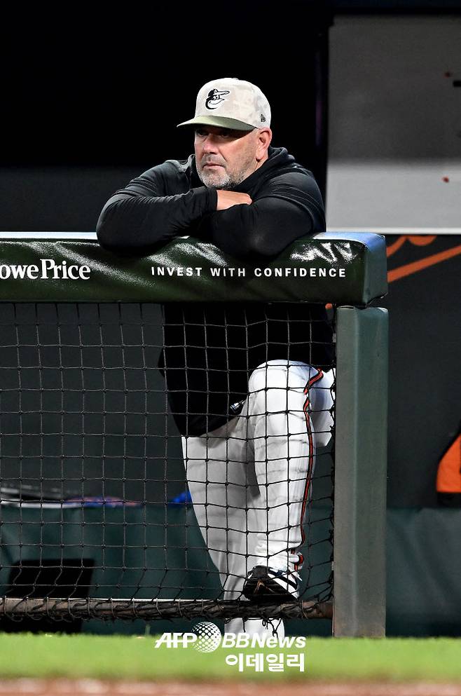 성적 부진으로 전격 경질된 브랜던 하이드 볼티모어 오리올스 감독. 사진=AFPBBNews
