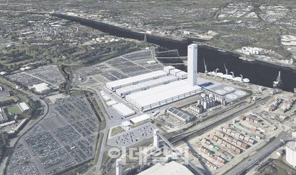 LS에코에너지와 글로벌 인터커넥터 그룹(Global InterConnection Group)이 합작해 설립한 ‘LS에코어드밴스드케이블(LSEAC)’의 영국 공장 조감도