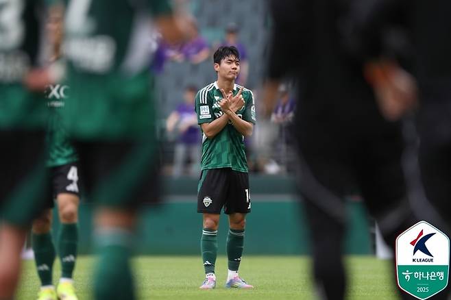 전북 현대 전진우. 제공 | 한국프로축구연맹