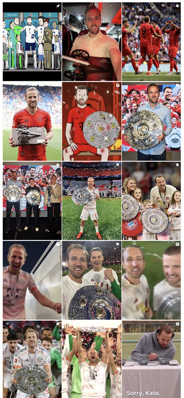 '얼마나 우승하고 싶었으면.' 출처=해리 케인 인스타그램