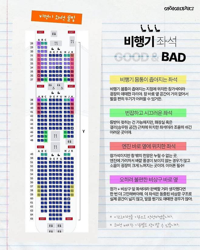대한항공 기장이 추천하는 비행기 좌석 꿀팁