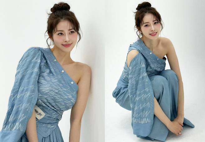 서동주가 단아한 푸른 드레스를 입고 ‘새 출발’을 예고했다. 화보 같은 사진과 함께 소속사 계약 종료 소식을 직접 전했다.사진=서동주 SNS