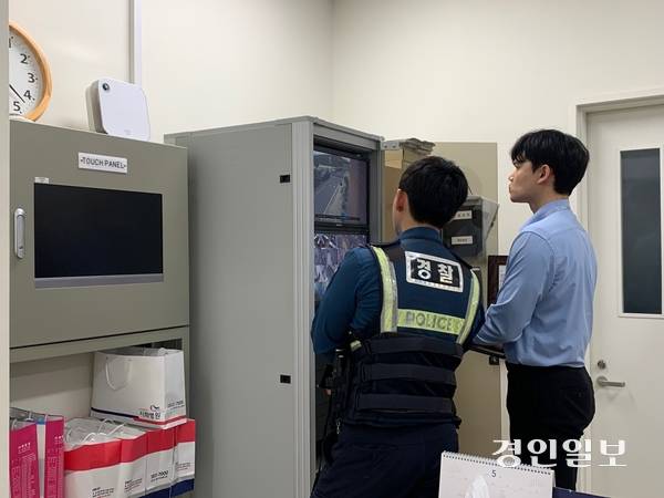 19일 오후 시화병원. 용의자가 방문한 것으로 알려진 이곳에서 경찰이 CCTV 등을 통해 용의자를 추적 중이다.2025.5.19/유혜연기자 pi@kyeongin.com