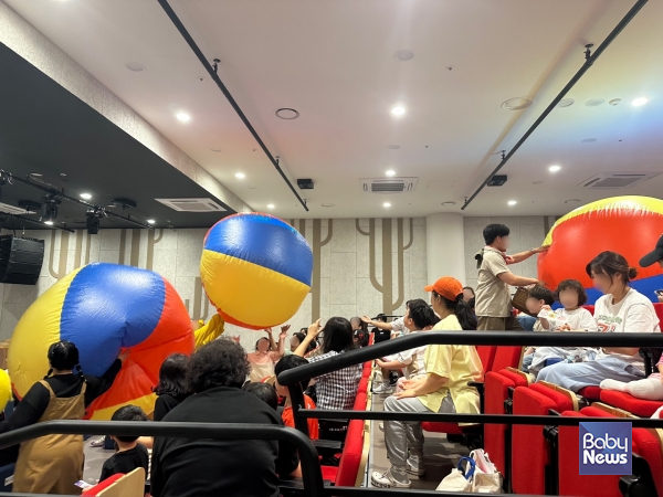 어린이 공연 및 가족사진 촬영 행사 현장. ⓒ광진구육아종합지원센터