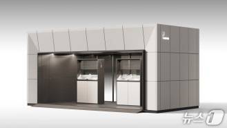 서울시가 발표한 '서울형 흡연부스 디자인' 부분개방형. (서울시 제공)