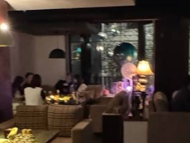 민주당은 19일 여성 종업원들이 룸살롱 홀에 있는 것으로 추정되는 사진을 공개했다. /더불어민주당 제공