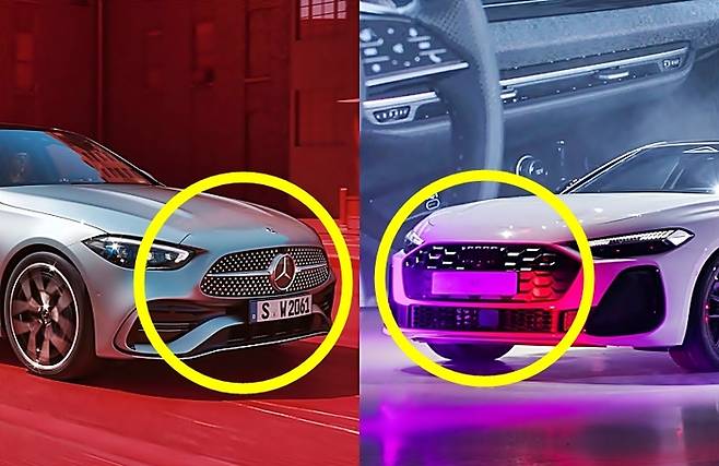 벤츠 C클래스와 아우디 A5 [사진출처=벤츠, 아우디/ 편집=최기성 매경 디지털뉴스룸 기자]