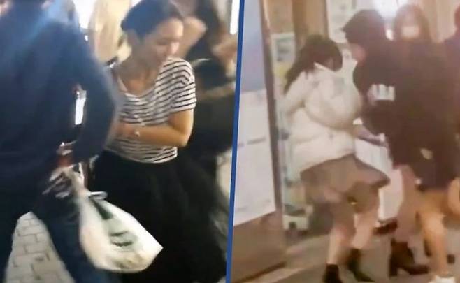 고의로 어깨를 세게 부딪히는 이른바 ‘어깨빵’ 행위가 일본에 이어 영국에서도 빈번하게 발생해 사회적 문제로 떠오르고 있다. [사진출처 = SCMP]