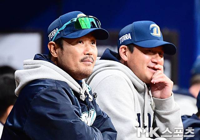 NC의 지휘봉을 잡고 있는 이호준 감독. 사진=김영구 기자