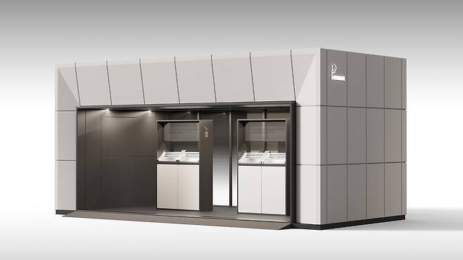 부분개방형 흡연부스. [서울시]