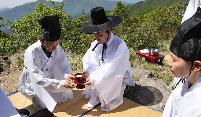 2024년 소백산산신제.(사진=뉴시스DB) *재판매 및 DB 금지