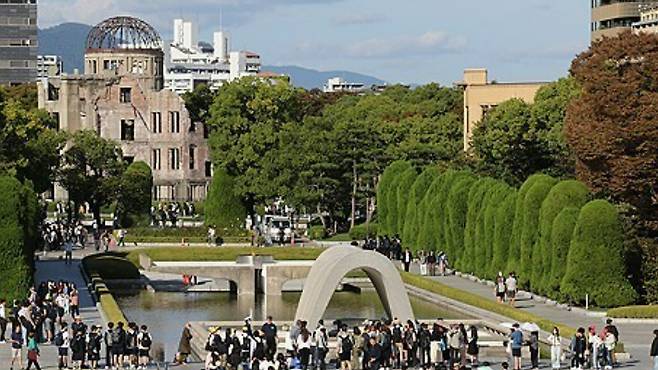 히로시마 평화기념공원. 연합뉴스