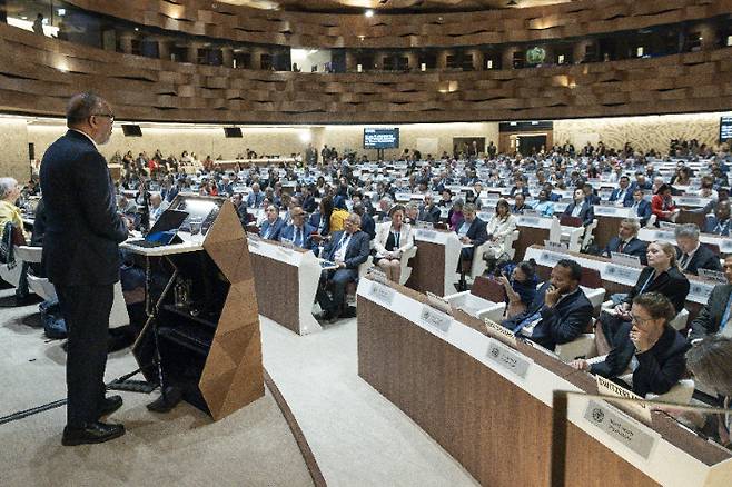 세계보건총회(WHA). 연합뉴스