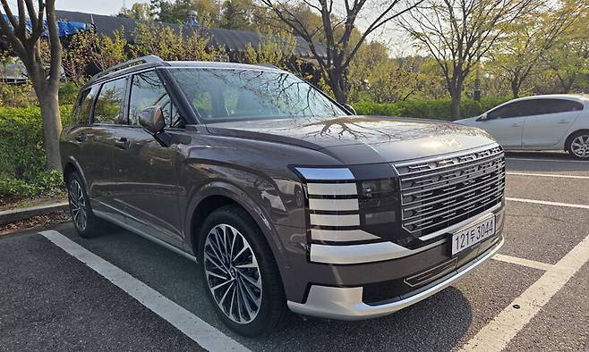 현대차 팰리세이드 하이브리드 모델. 백소용 기자