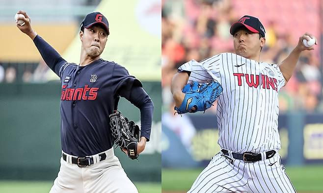 (왼쪽부터) 윤성빈, 송승기