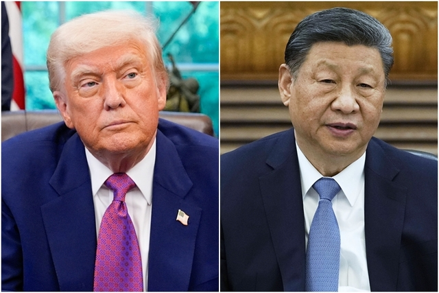도널드 트럼프(왼쪽) 미국 대통령과 시진핑 중국 국가주석. EPA AP 연합뉴스
