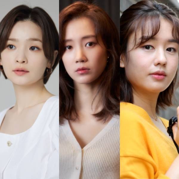 tvN 드라마 ‘슬기로운 의사생활’에서 각각 채송화, 장겨울, 추민하 역을 연기한 배우 전미도(왼쪽부터), 신현빈, 안은진. 사진 비스터스엔터테인먼트, 스포츠경향DB