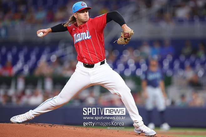 ▲ 숀 앤더슨은 지난 시즌 텍사스 레인저스와 마이애미 말린스 두 팀에서 뛰었다.