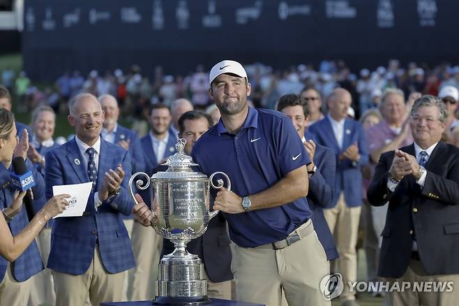 우승 셰플러 [EPA=연합뉴스]